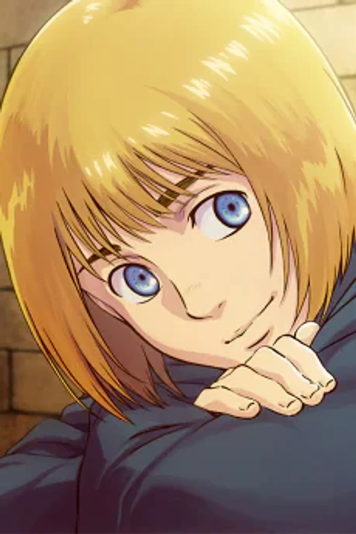 Armin Arlert character portrait from Attack on Titan