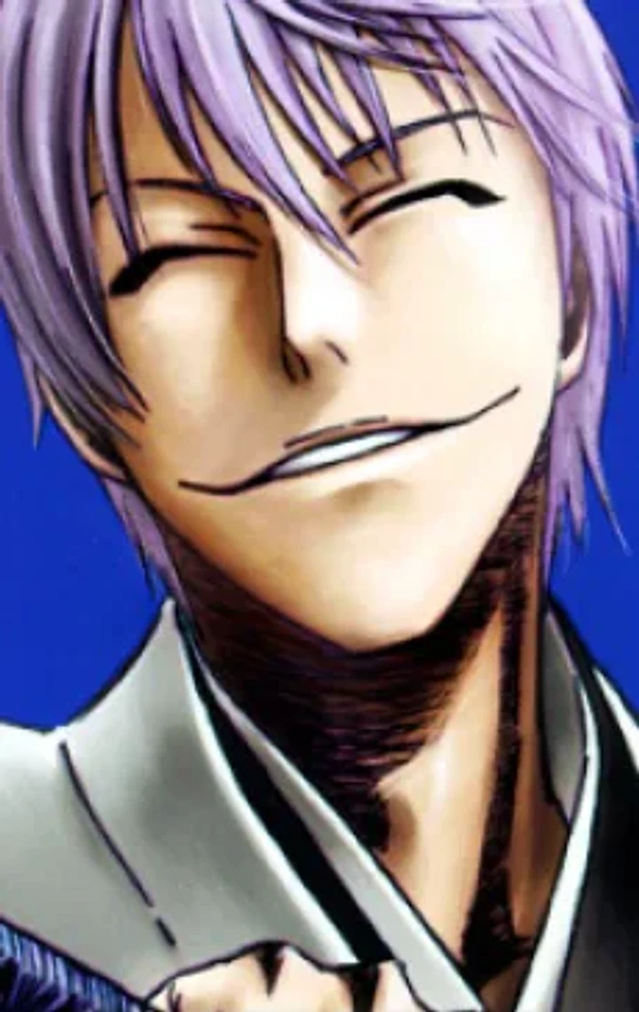 Gin Ichimaru character portrait from Bleach