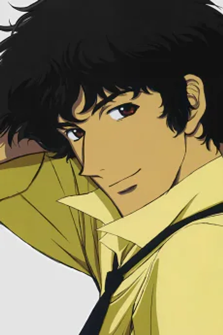 Spike Spiegel character portrait from Cowboy Bebop