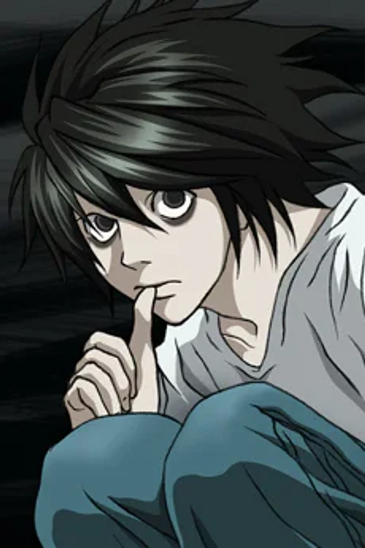 L Lawliet character portrait from Death Note
