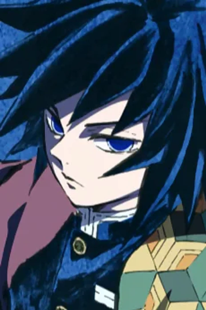 Giyu Tomioka character portrait from Demon Slayer: Kimetsu no Yaiba