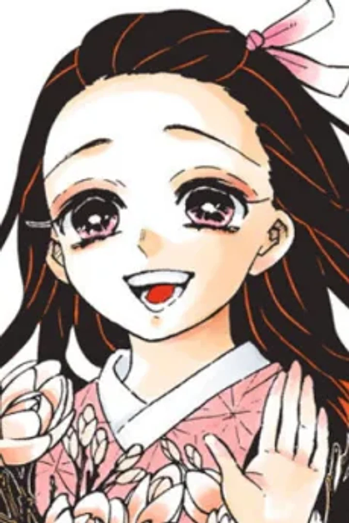 Nezuko Kamado character portrait from Demon Slayer: Kimetsu no Yaiba