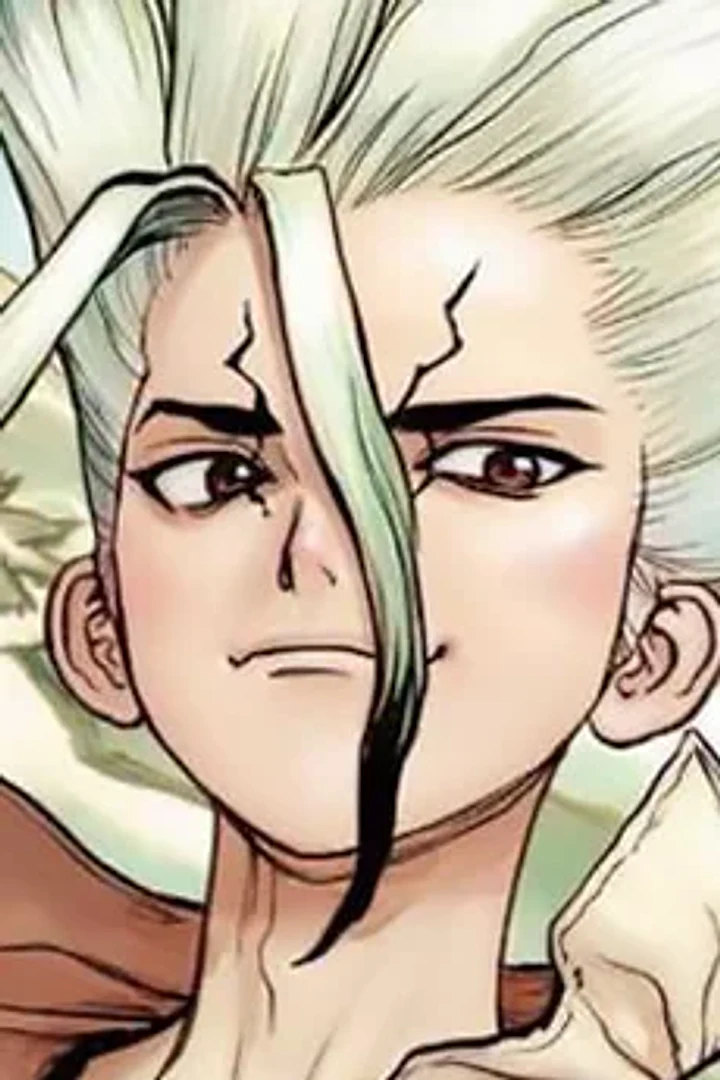 Senku Ishigami character portrait from Dr. Stone