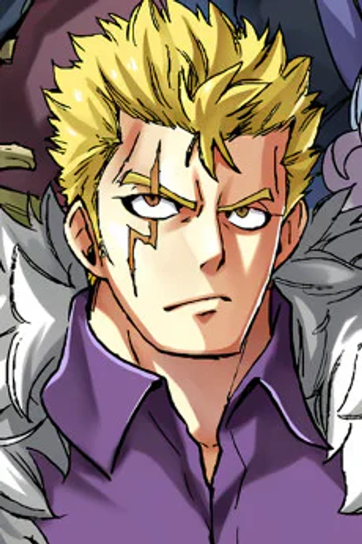 Laxus Dreyar character portrait from Fairy Tail