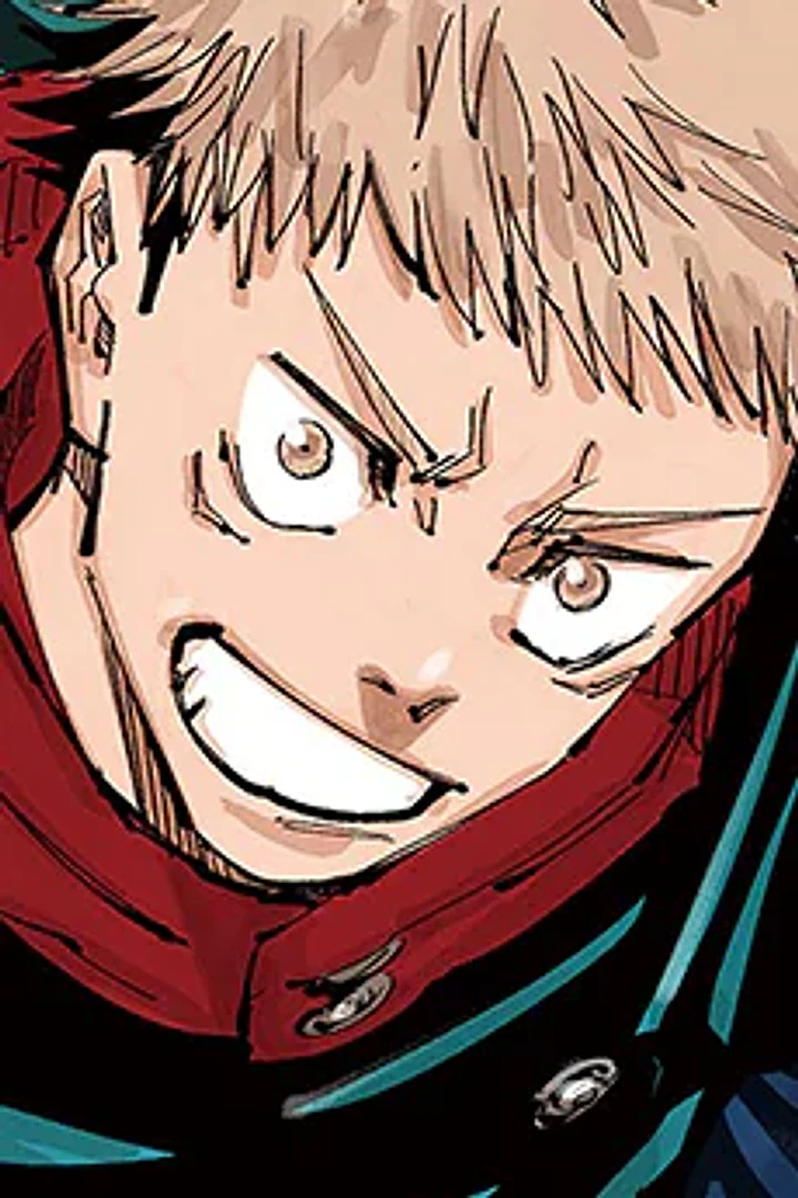 Yuji Itadori character portrait from Jujutsu Kaisen