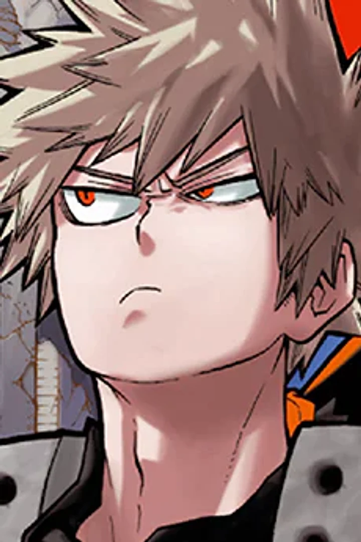 Katsuki Bakugo character portrait from My Hero Academia