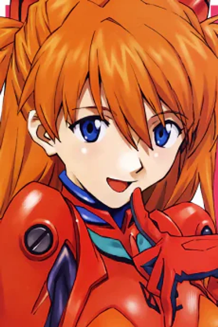 Asuka Langley character portrait from Neon Genesis Evangelion