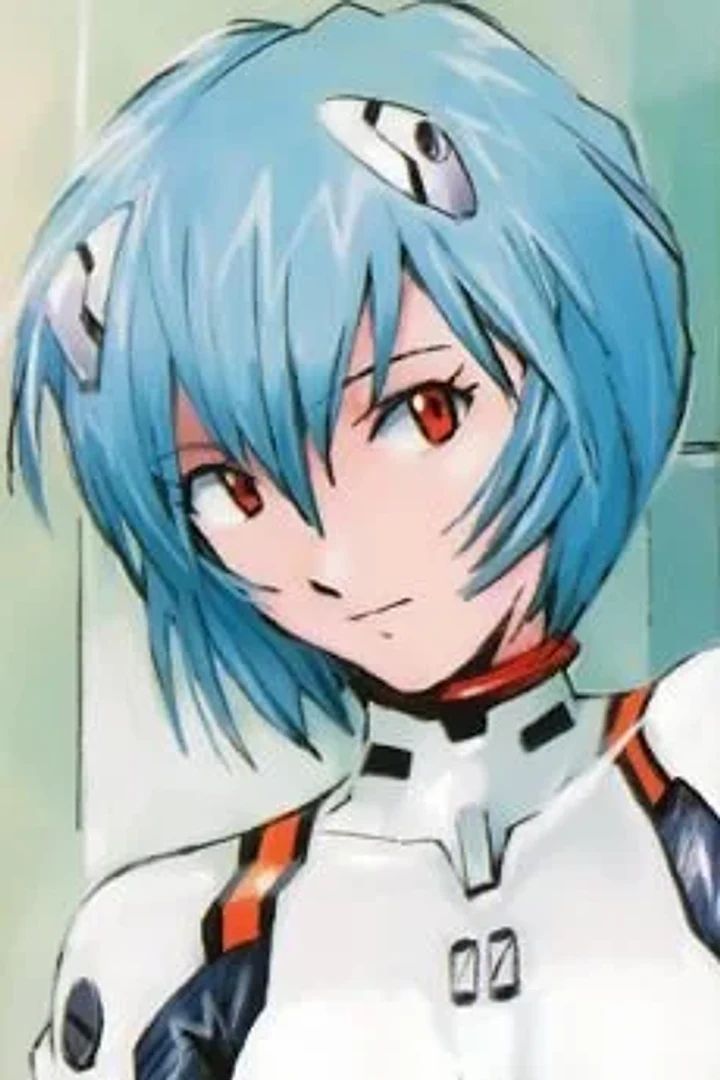 Rei Ayanami character portrait from Neon Genesis Evangelion