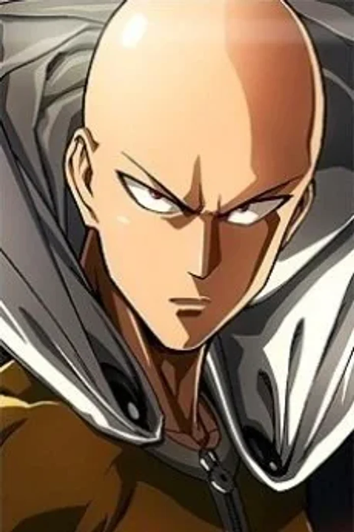 Saitama character portrait from One-Punch Man