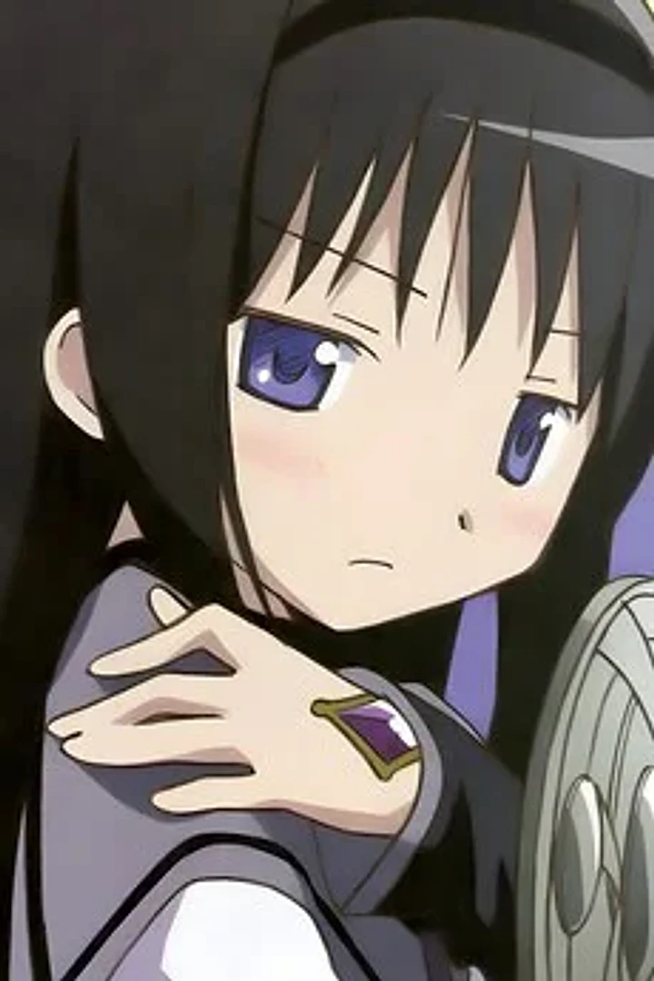 Homura Akemi character portrait from Puella Magi Madoka Magica