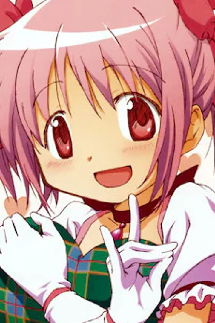 Madoka Kaname character portrait from Puella Magi Madoka Magica