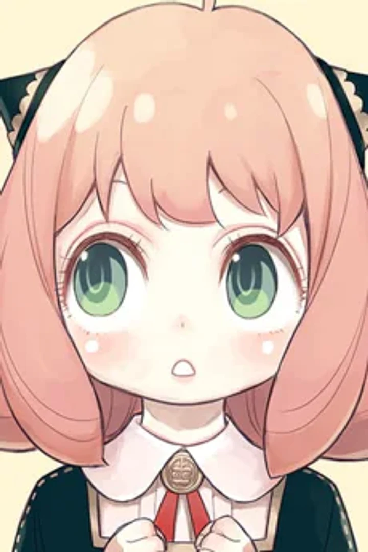 Anya Forger character portrait from Spy × Family