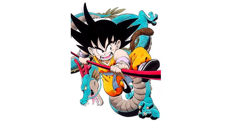 Son Goku series visual — Official Dragon Ball anime promotional visual